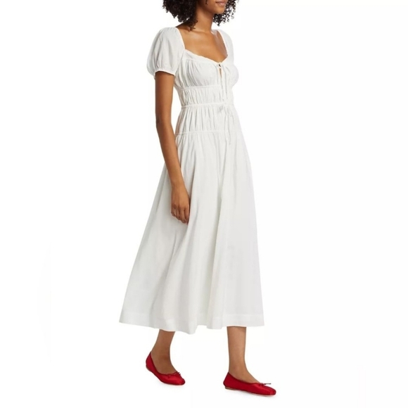 Reformation Rhett Organic Cotton Midi Dress - Picture 2 of 13